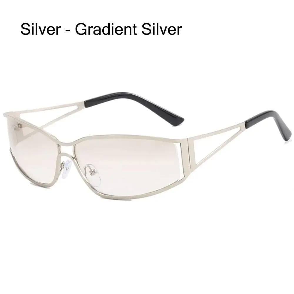 New Punk Goggles Y2K Vintage Sunglasses for Women Men Sports Driving Riding Eyewear Retro Shades