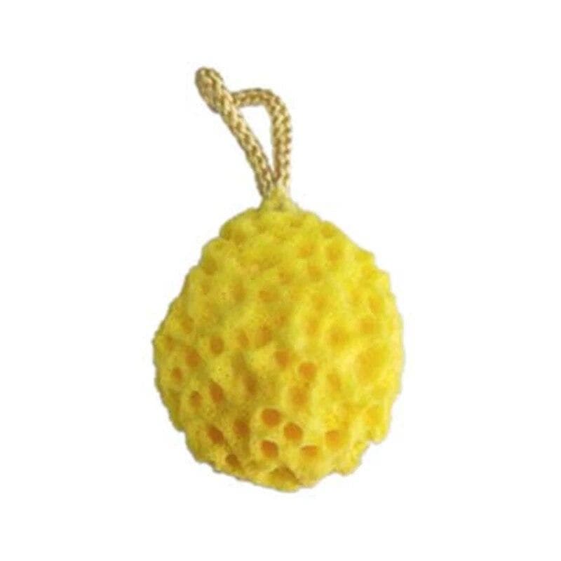 New Soft Bath Shower Sponge Body Cleaning Sponge Body Bath Shower Spa Exfoliator Face Wash Clean Puff Scrubber Bathroom Brush yellow