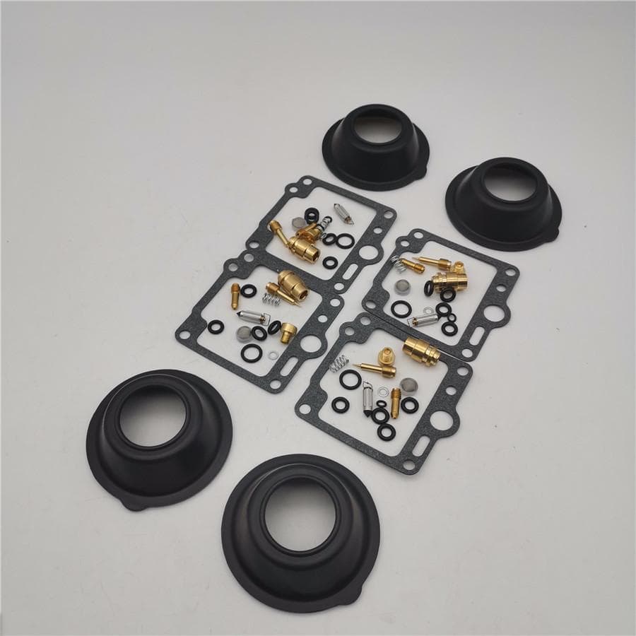 4 Sets Carburetor Repair Kit w/ Diaphragm For Yamaha XJ700X XJ 700 X 1985-1986