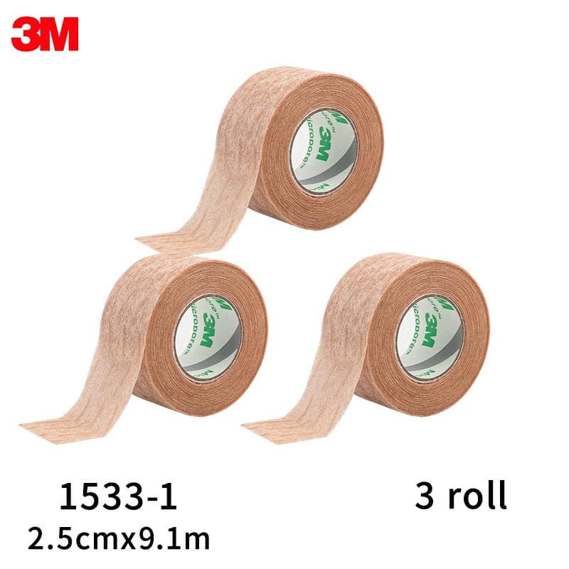 3M Micropore Tape 1533 lashes eyelid tape lash eyelash tape Extensions Tools 3 rolls 1533-1