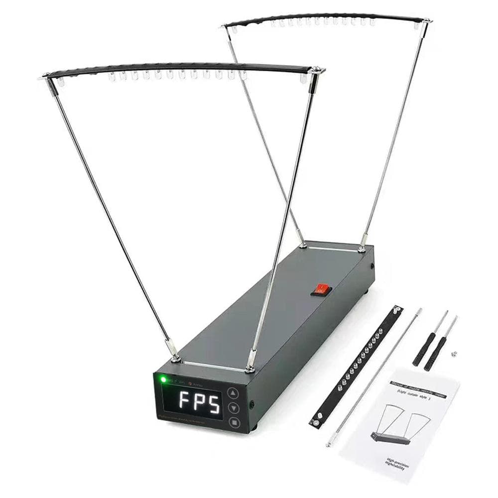 Velocimetry Speed Measuring Instrument 02000MPS Bow Velocity Measurement Tool Aluminum Alloy multicolour