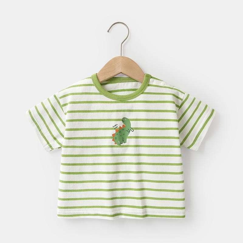 Baby Clothes Casual Short-sleeved T-shirts Summer Clothes Boys Girls Baby Children Children Summer Half-sleeved Tops 120cm