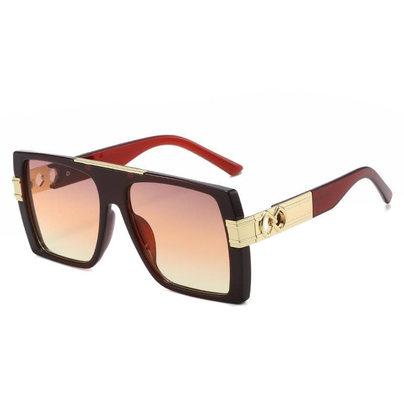 INS Popular Square Sunglasses Women Luxury Retro Brand Men UV400 Travel Sun Glasses Female Shades Trendy Oculus as picture