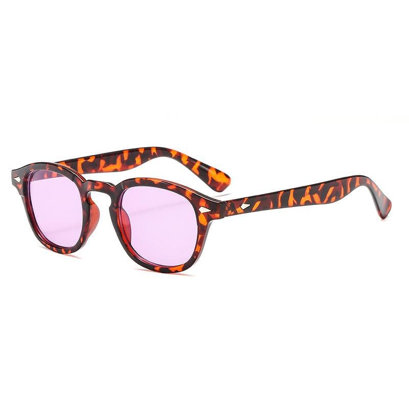 Fashion Round Sunglasses Clear Tinted Lens UV400 Protection Stylish Party Show Sun Glasses Brand Design Other