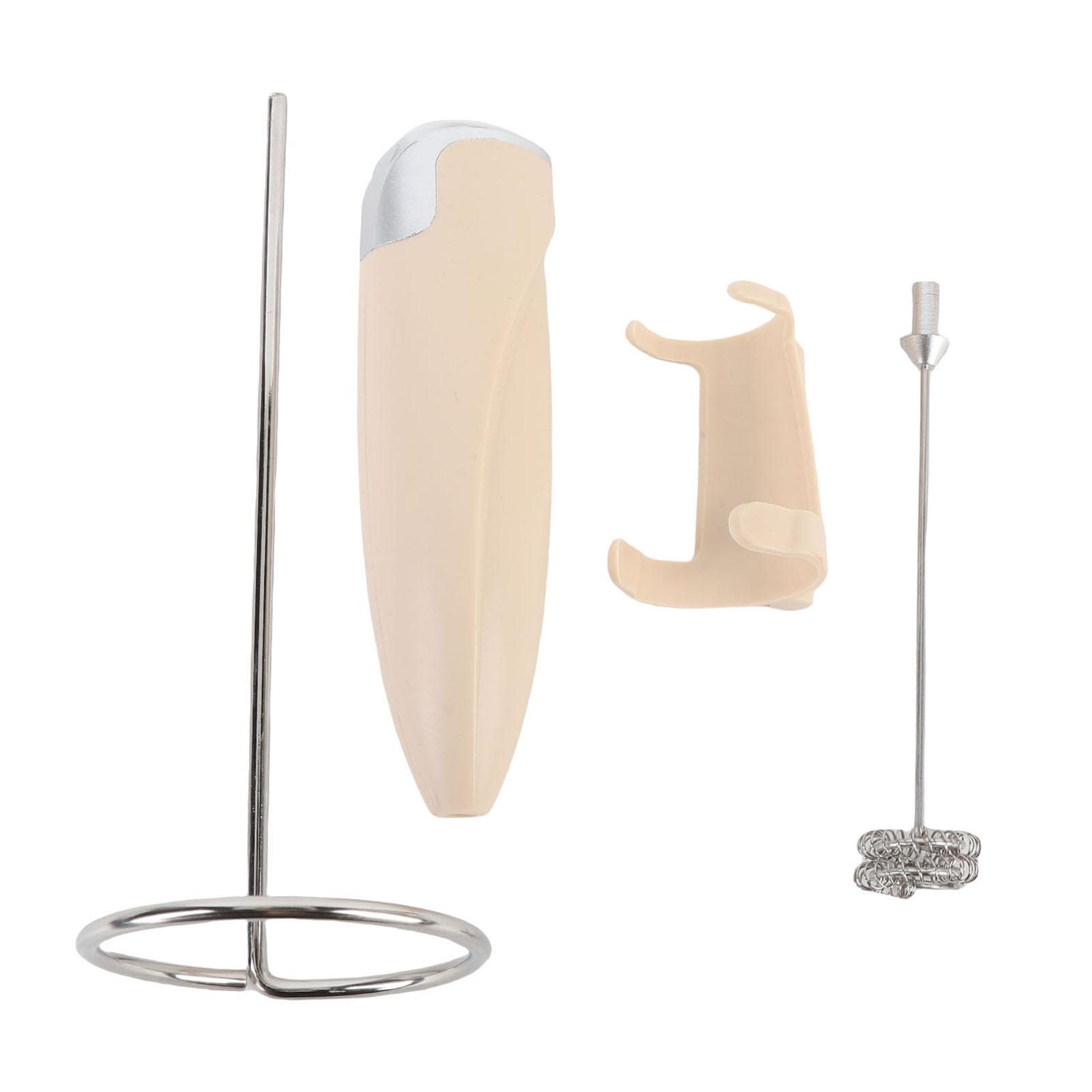 Milk Frother Wand Multifunctional Portable Handheld Electric Foam Maker for Home and Restaurant L(for 6.5-9kg) apricot