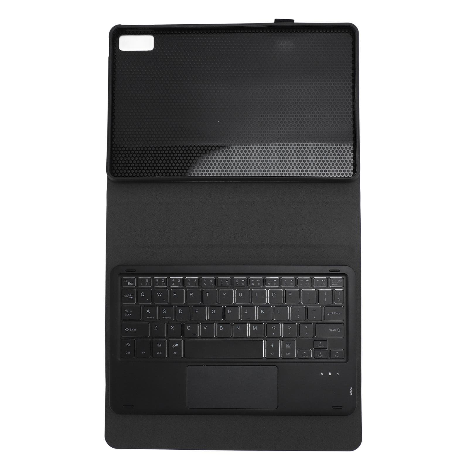 Tablet Keyboard Case Set TPU Leather Protective Case 7 Colors Backlight Detachable Bluetooth