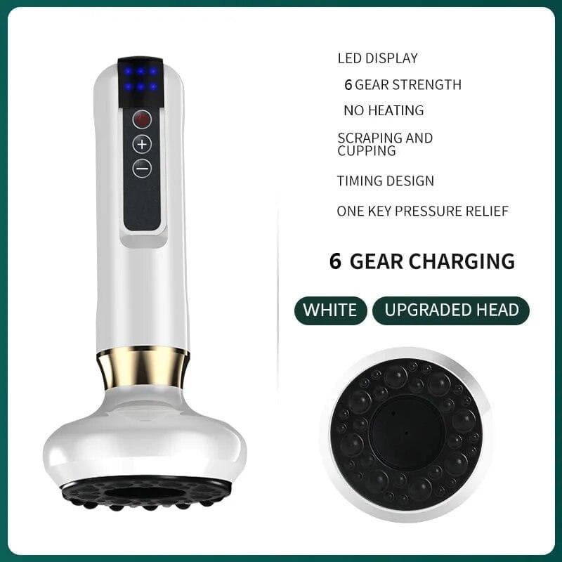 12 Gear Electric Vacuum Cupping Massager Body Profissional Cupping Therapy Massage Set Suction Cup Therapy Heating Guasha Tools United States