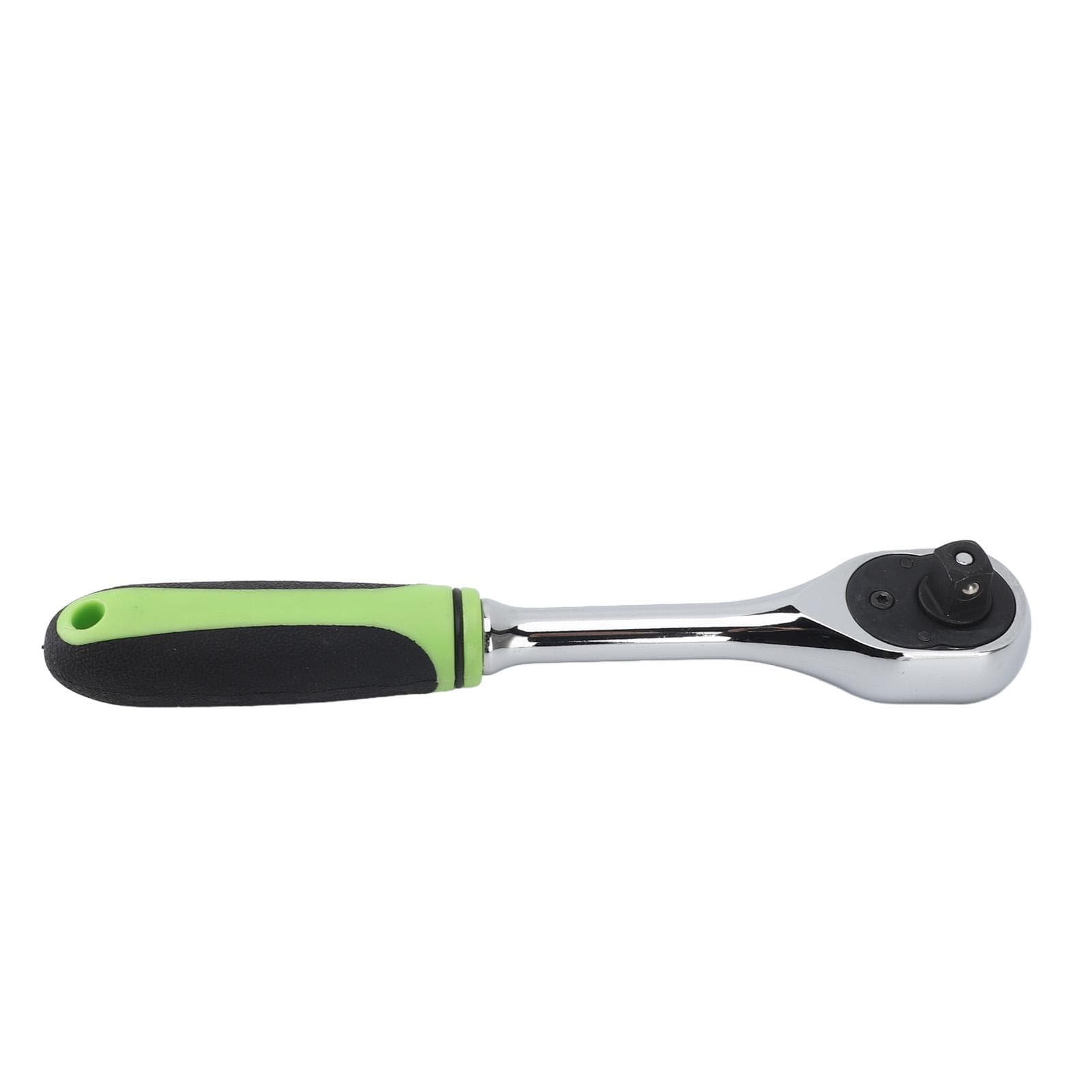 Ratchet Wrench 38 Straight Handle 72 Tooth 9.5mm Quick Release Reversible Drive Socket Heavy Duty