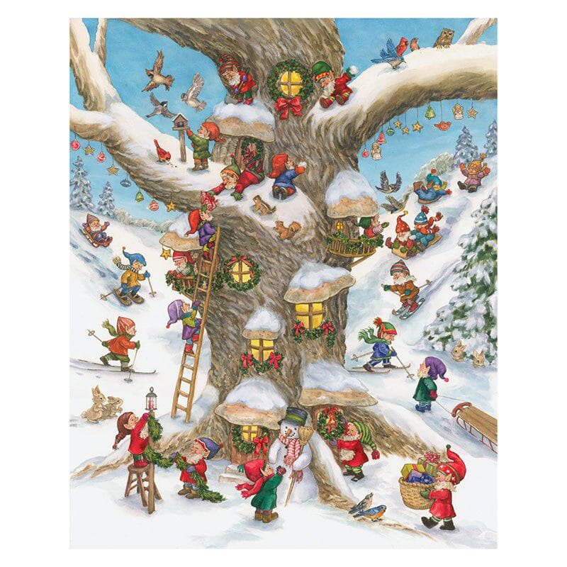 5D DIY Full Drill Diamond Painting Scenery Snow Children Daimond Mosaic Diamond Embroidery 20X30CM