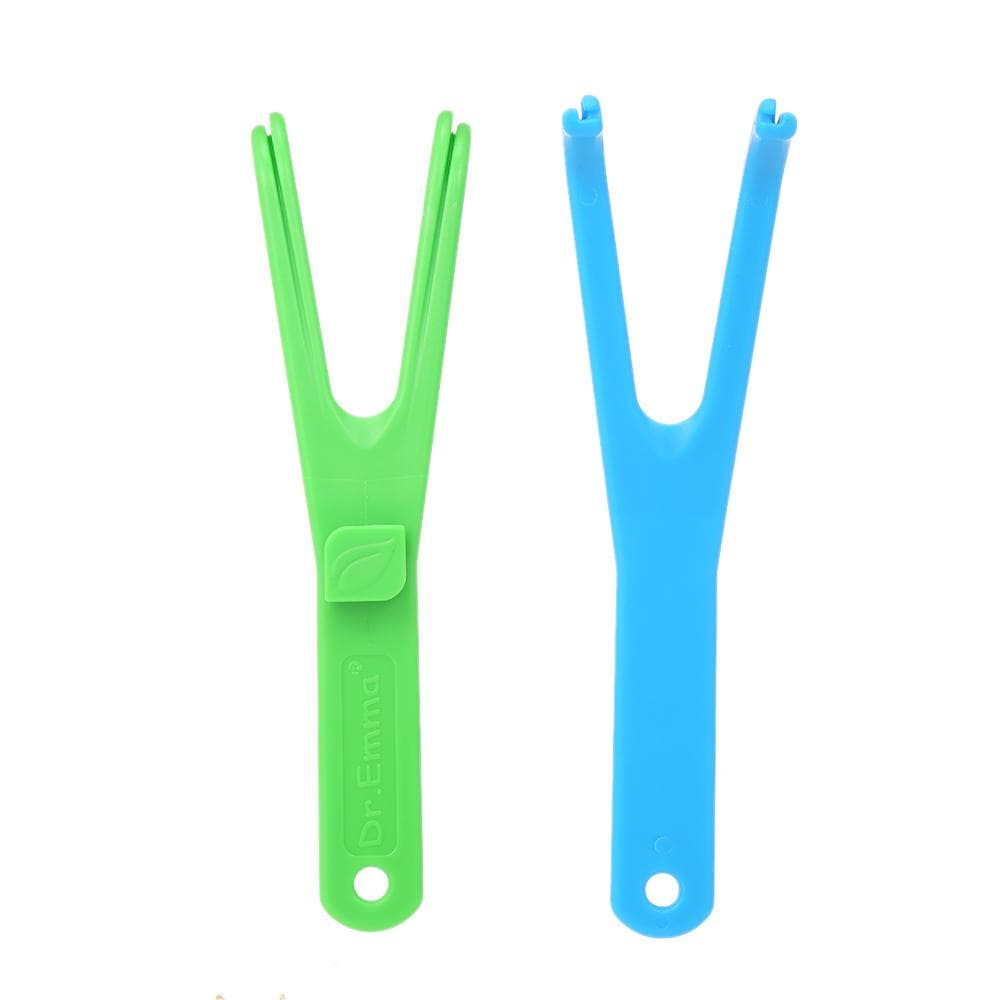 Dental Floss Holder Aid Oral Hygiene Toothpicks Holder Teeth Cleaning Tools Random