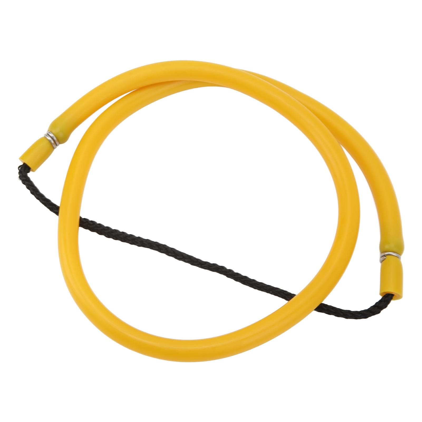 Shooting Pole Spear Sling 5x10mm Latex Band Good Elasticity Accessory for Fishing Yellow