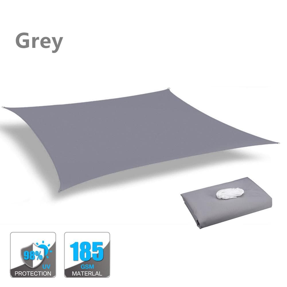 98%UV Block Water Resistant Shade Sail Sun Sail Shelter Canopy Pool Rectangle Square 4x3m/3x2M for Garden Terrace 400x300CM