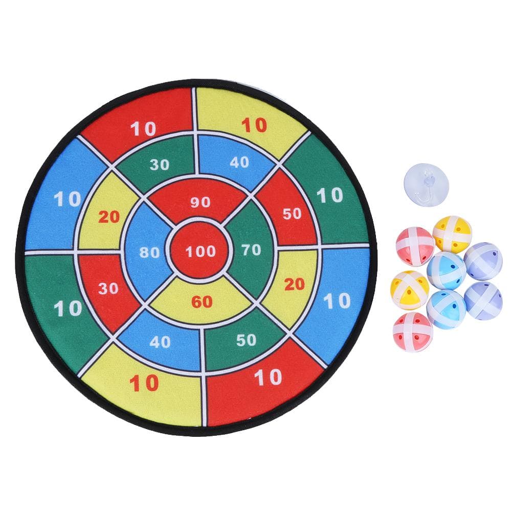 Flannelette Durable Cartoon Lightweight Children Suction Cup Dartboard Indoor Outdoor Sports