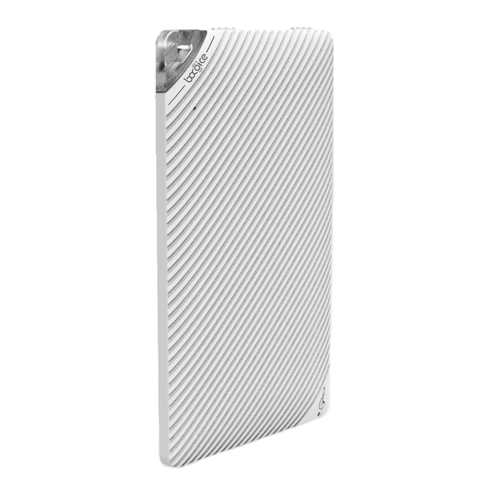 Bocoice Bone Conduction Speaker Wirelessly BT Speakers Mini Portable Loud Stereo Sound Built-in Mic white