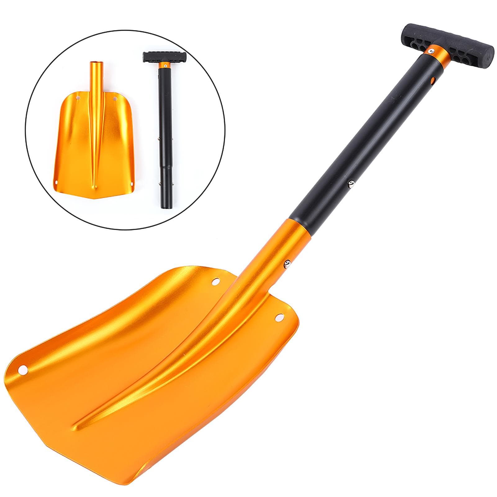 Aluminum Outdoor Multifunction Folding Snow Mud Shovel for Climbing Camping Tool