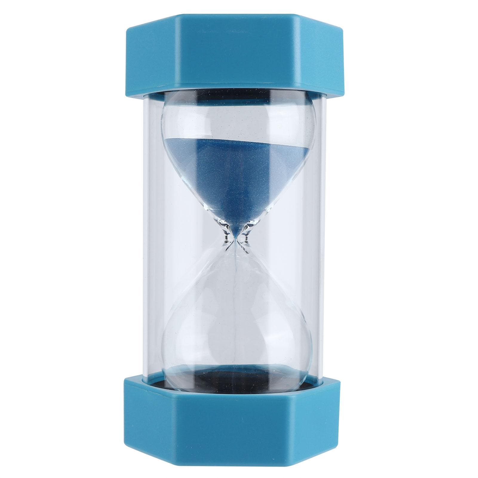 Hexagonal Hourglass Sand Timer 30 Minutes Timer Clock for Classroom Home Office Kitchen UseBlue