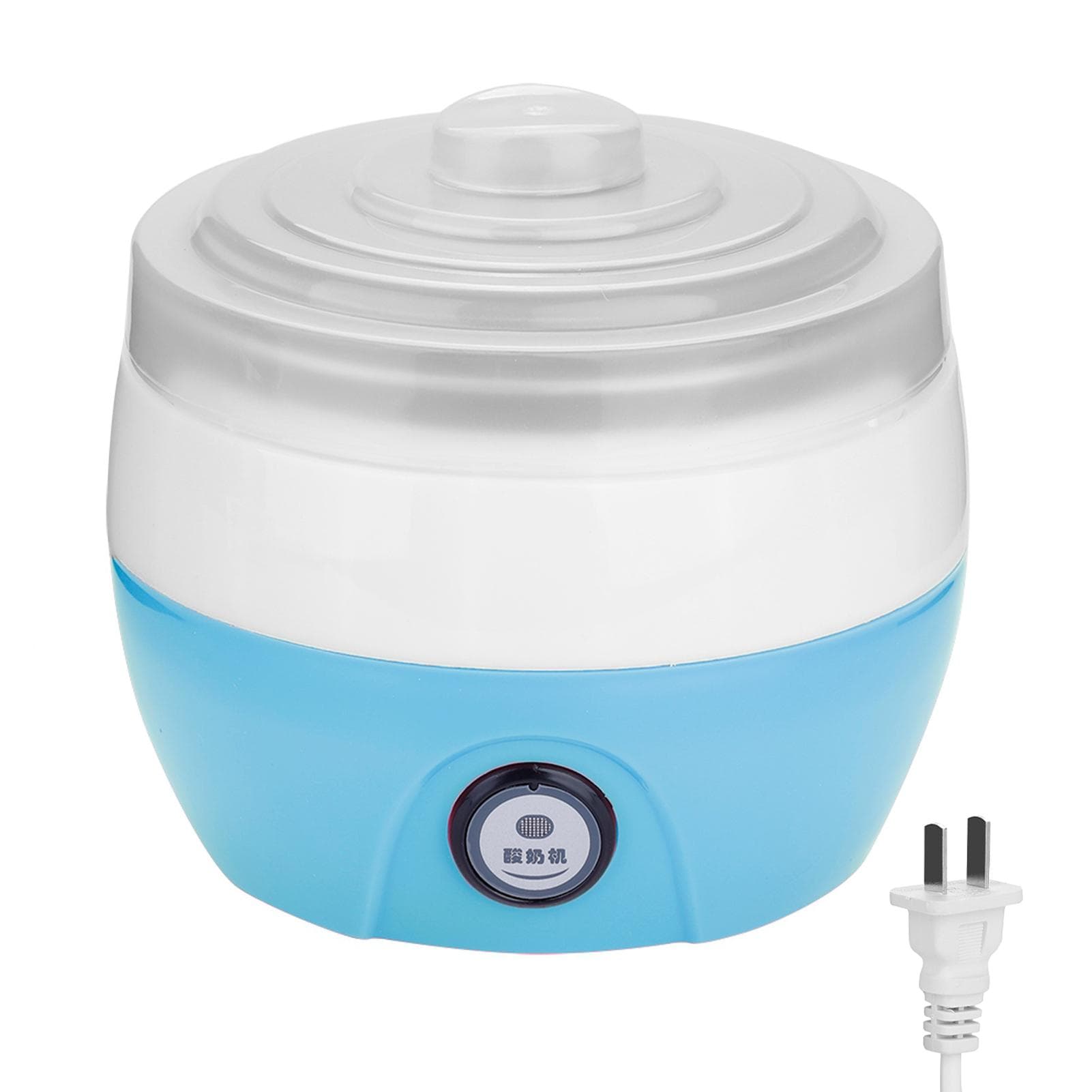 1L Household Electric Automatic Yogurt Yoghurt Maker Stainless Steel Inner Container (Blue) blue