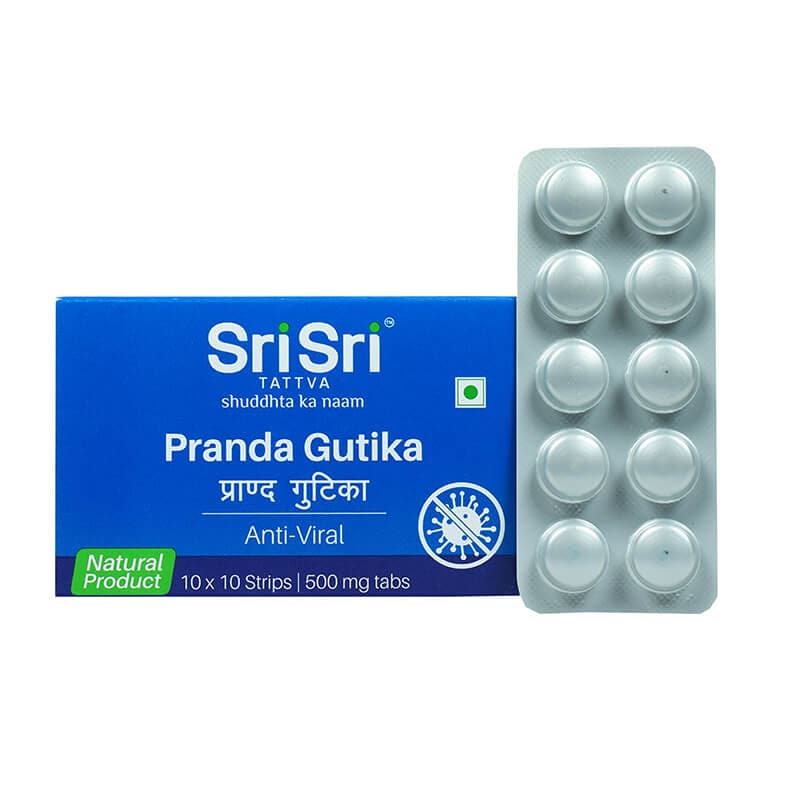Pranda Gutika (100 tabs, 500 mg), Pranda Gutika Anti-Viral Sri Sri Tattva