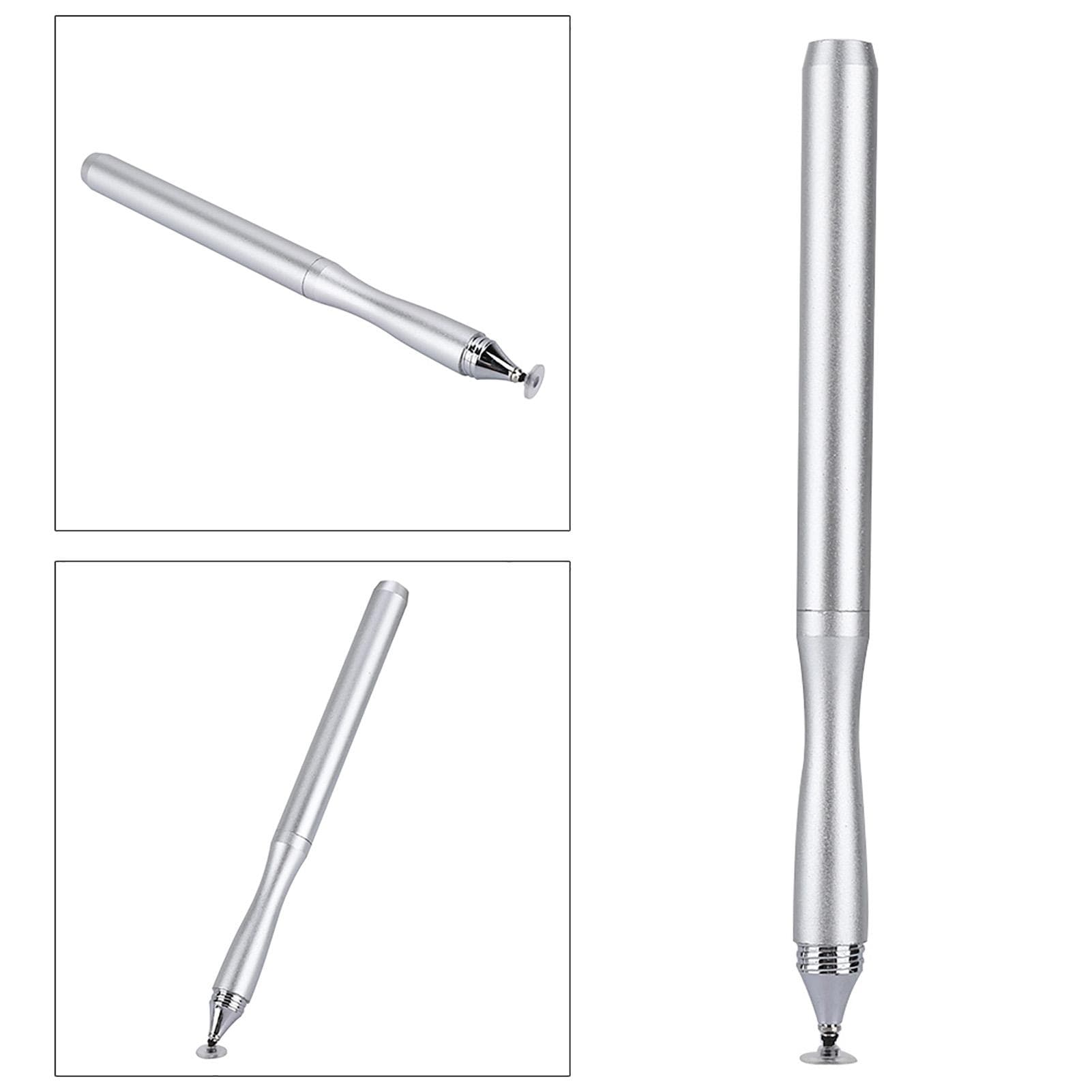 Smooth Disc Touch Stylus Touch Pen High Sensitivity Anti scratch Phone Tablet Touch Pen(Silver) silver