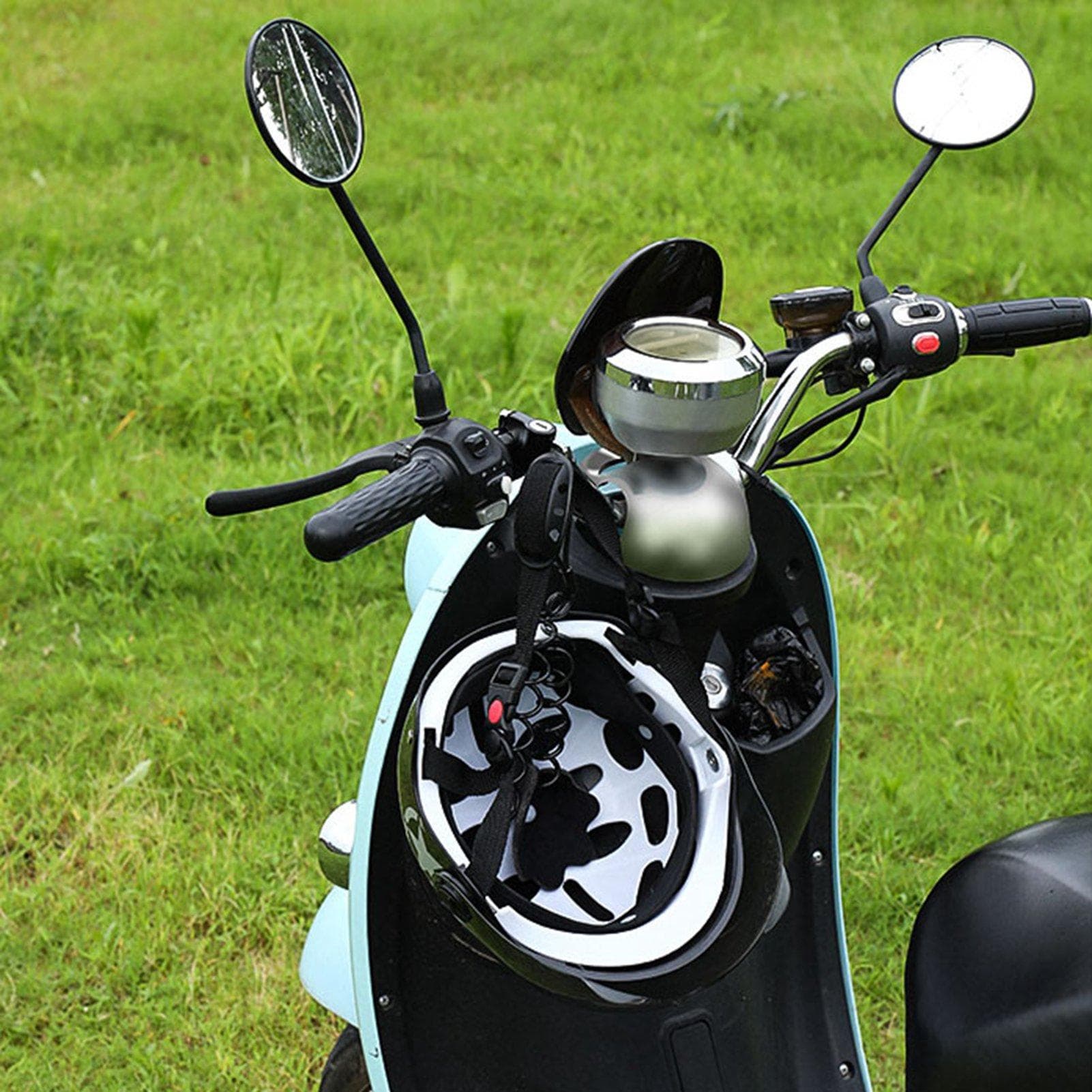 Helmet Lock Anti Theft Handlebar Mount Helmet Safety Lock with 2 Keys for Electric Motorcycles
