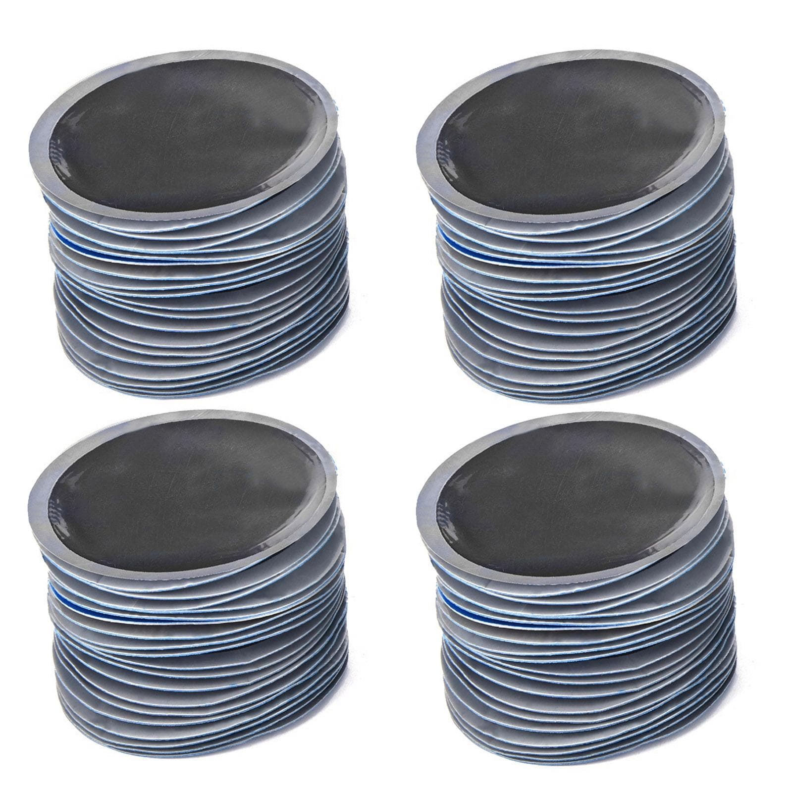 80PcsBox 58mm Car Round Natural Rubber Tire Tyre Puncture Repair Cold Patch Tubeless Patches