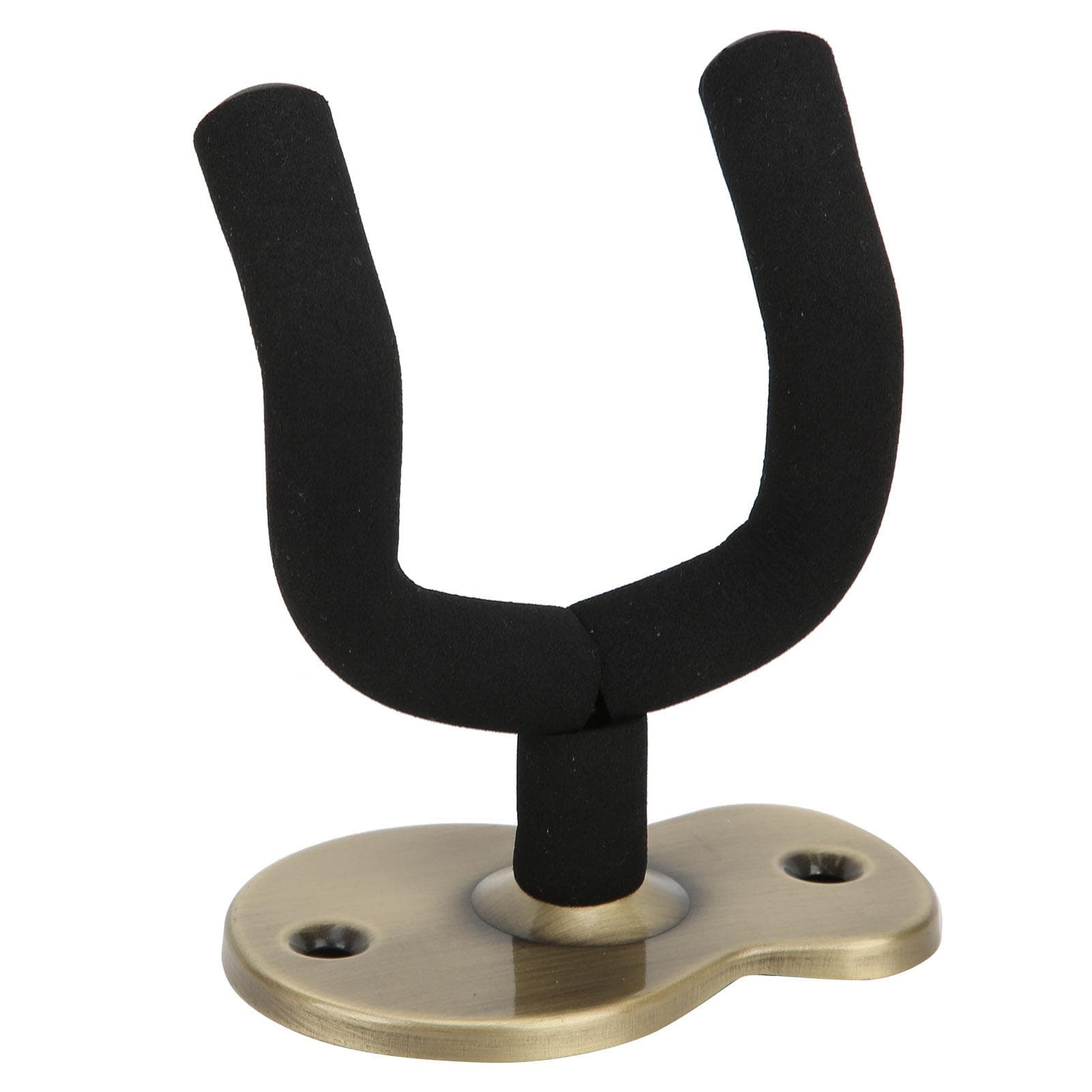 Guitar Wall Mount Holder Neck Sponge Protective Support Bracket with Mounting AccessoriesBronze bronze