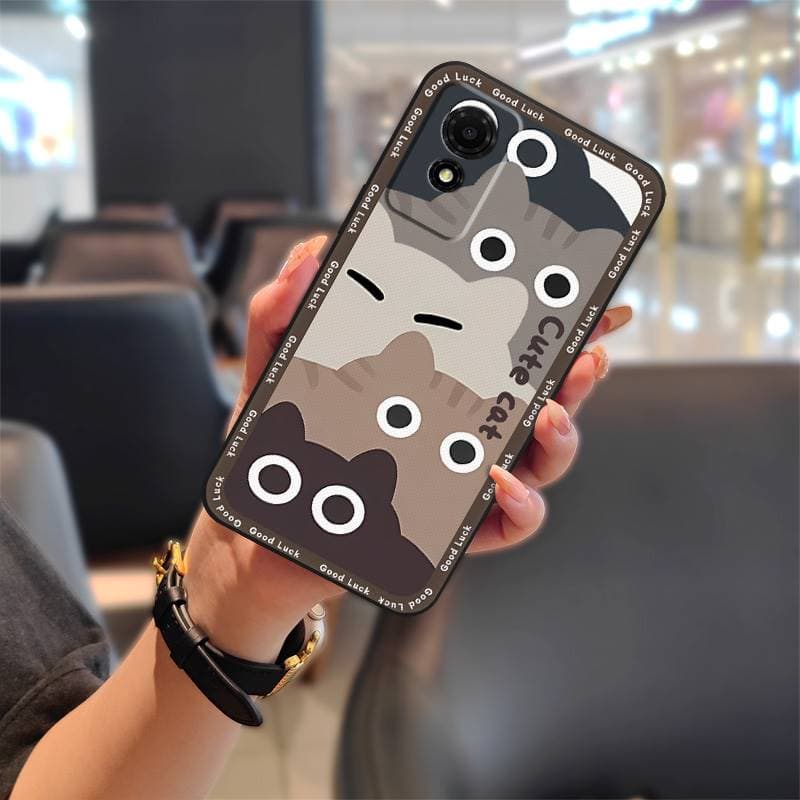 Back Cover Shockproof Phone Case For TCL 501/T433D Cartoon Fashion Design Silicone Soft case Graffiti Protective Cute TCL 501/T433D