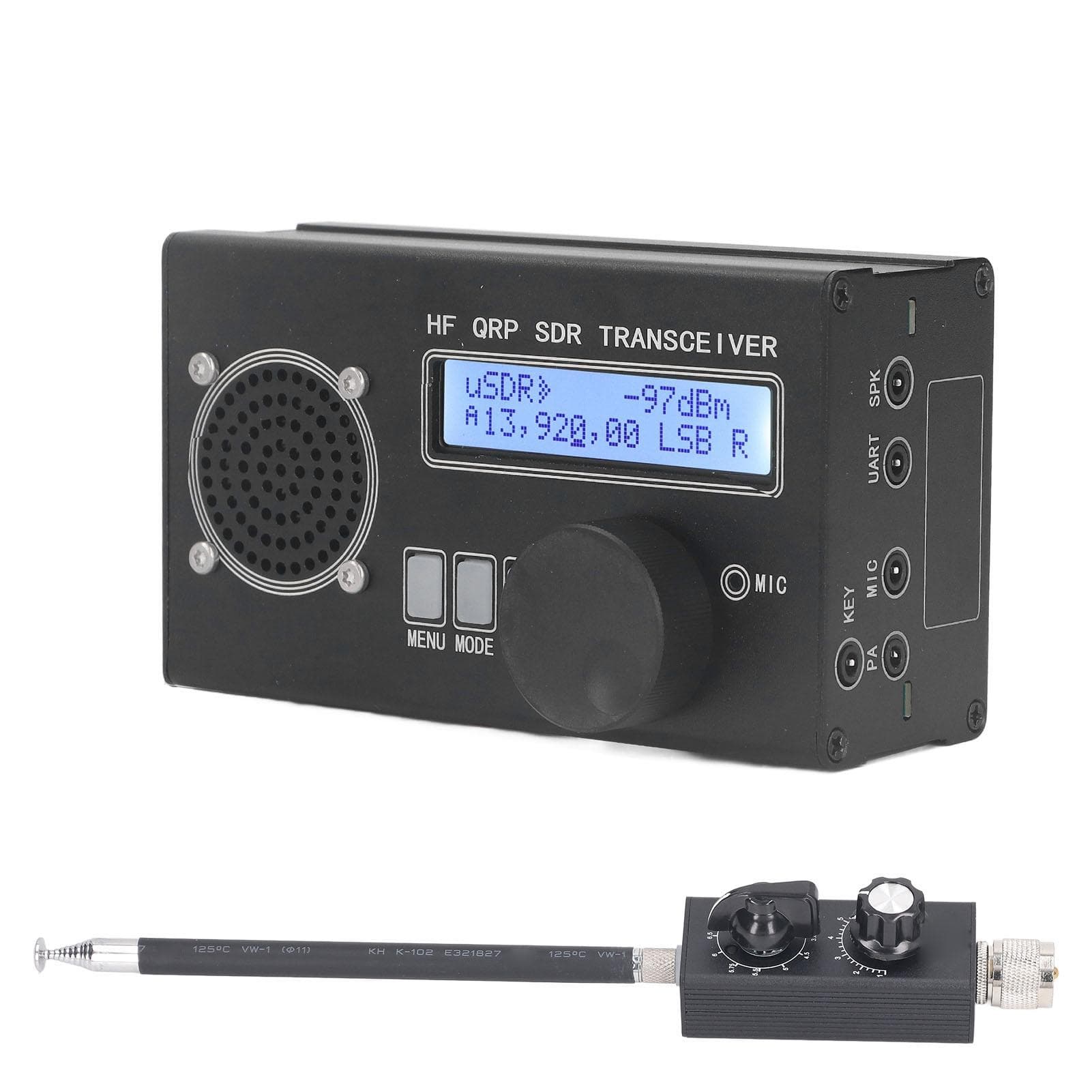 SDR Shortwave Radio Transceiver USDR USDX Mini 8 Band SSB CW QRP Transceiver 3.5 to 470MHZ 20W