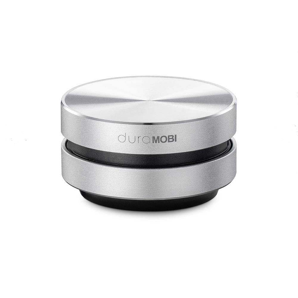 duraMOBI Bone Conduction TWS Stereo Wireless Speaker Portable and Compact Mini Sound Box with silver