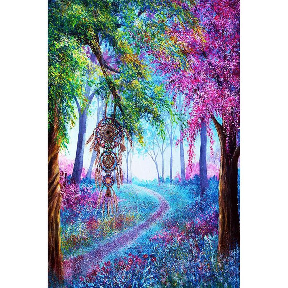 5D DIY Diamond Painting Beautiful trees Embroidery Cross Stitch Rhinestone Mosaic Home Decor 20X30CM