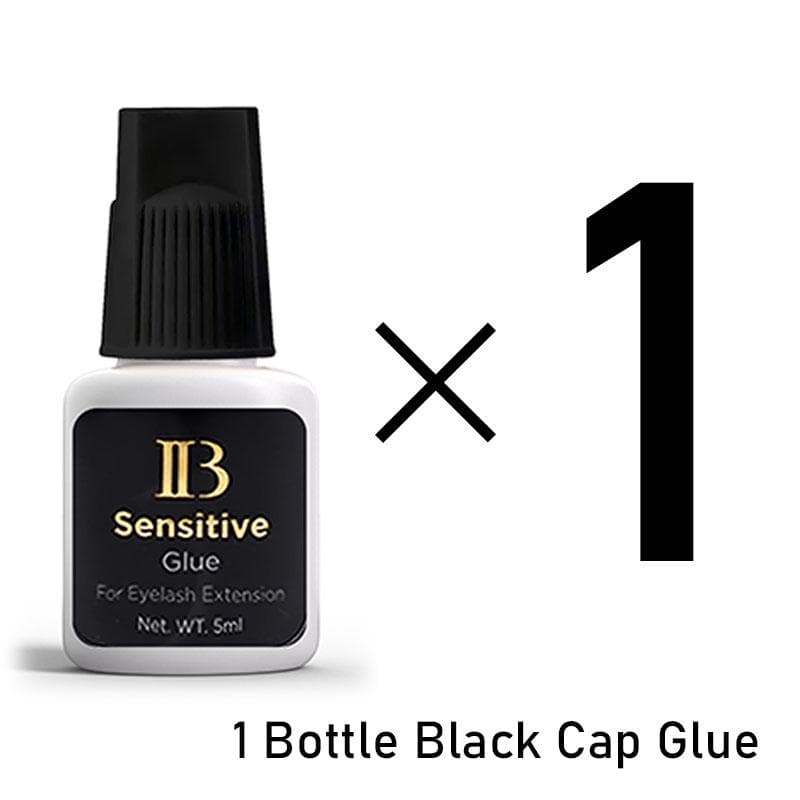 IBeauty Glue For Eyelash Extensions Supplies IB Adhesive Green Cap Wine Red