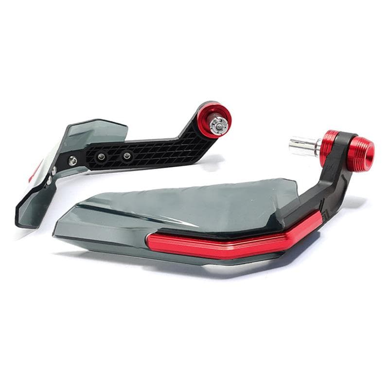 Motorcycle Handguard High Strength Impact Resistant Handlebar Wind Deflector for Motorbike BLUE red