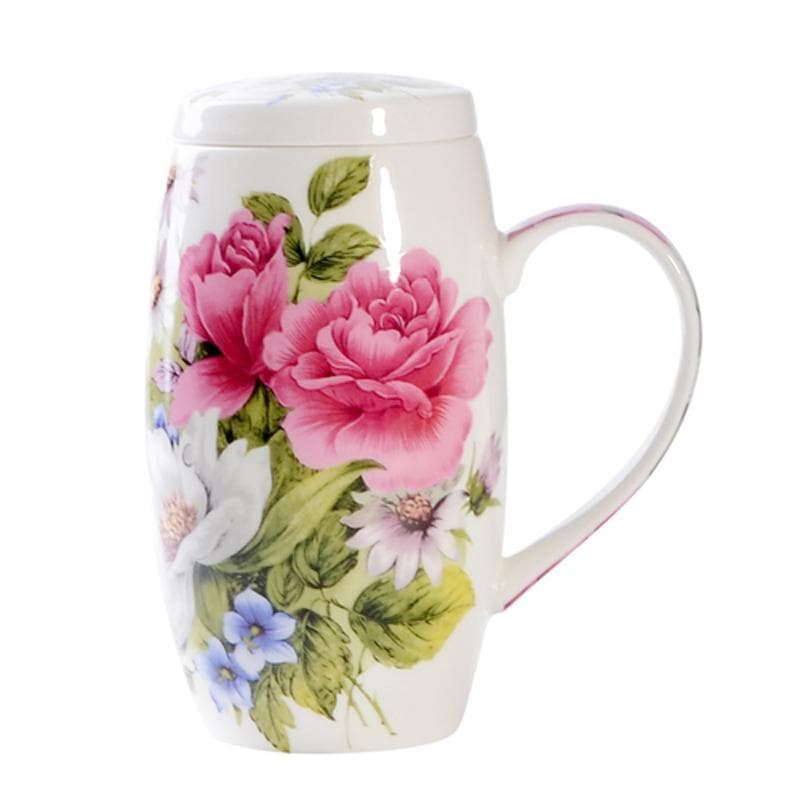 700ML, bone china big coffee mug, ceramic tumbler tea time, large mug christmas cup gift, porcelain big mug, enamel cup 601-700ml