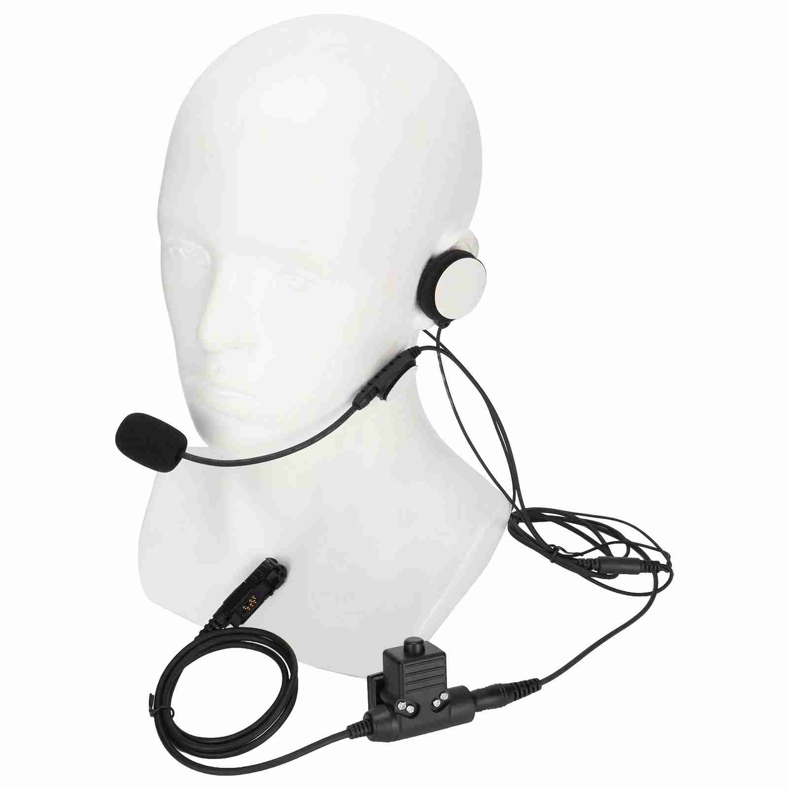 Motorcycle Helmet Headset Professional 7.1mm Helmet Headphone with U94 PTT for MOTOROLA XiR P6600