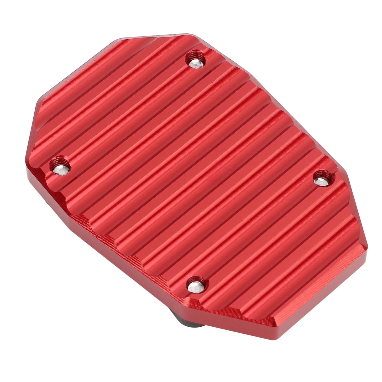 Side Stand Pad Extension Kickstand Extender Plate Motorcycle Accessories Replacement for DUCATI red