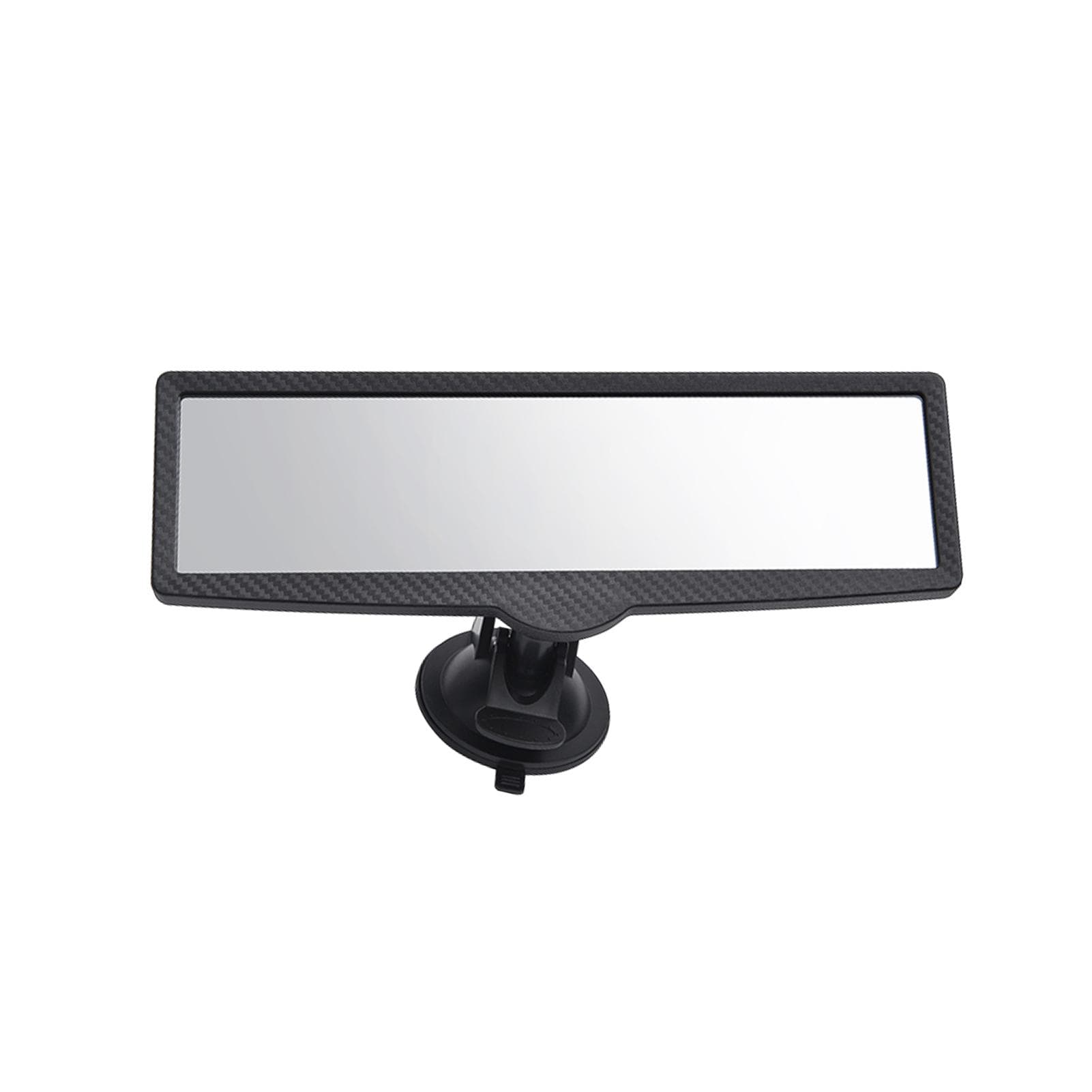 Rear View Mirror Suction Cup Rearview Mirror Wide Angle Hidden Aromatherapy 360degrees  Adjustment Angle white