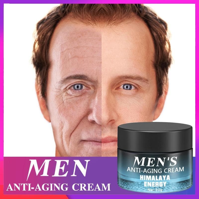 2022 Men's Anti Aging Face Cream Moisturizer Anti Wrinkle Facial Skin Care Collagen Retinol Hyaluronic Acid Day & Night Cream 5g