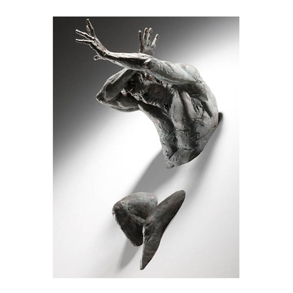3D Sculpture Art Wall Canvas Painting Classic Posters Prints Living Room Bedroom Figure Mural Art Aesthetic Pictures Modern Abstract Figure Home Decor 20x30cm No Frame
