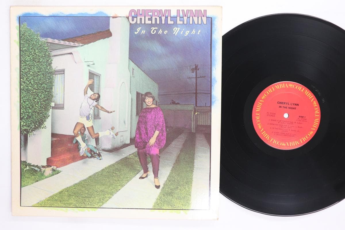 LP Record CHERYL LYNN In The Night FC37034 COLUMBIA 1981 US SoulFunk Used