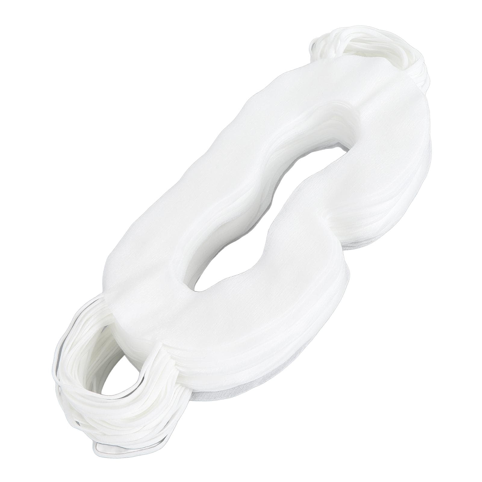 50pcs VR Sweat Cover Breathable Disposable Hygiene Sweat VR Guard with Lanyard White