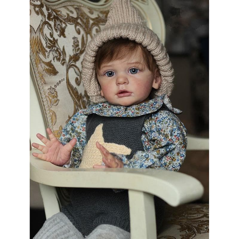 60 CM Real Touch Reborn Toddler Baby Girl Finished Doll Cloth Body Toy Realistic Soft Silicone Princess Alive Bebe 3D-Paint Skin 60cm 3D-paint Skin Doll