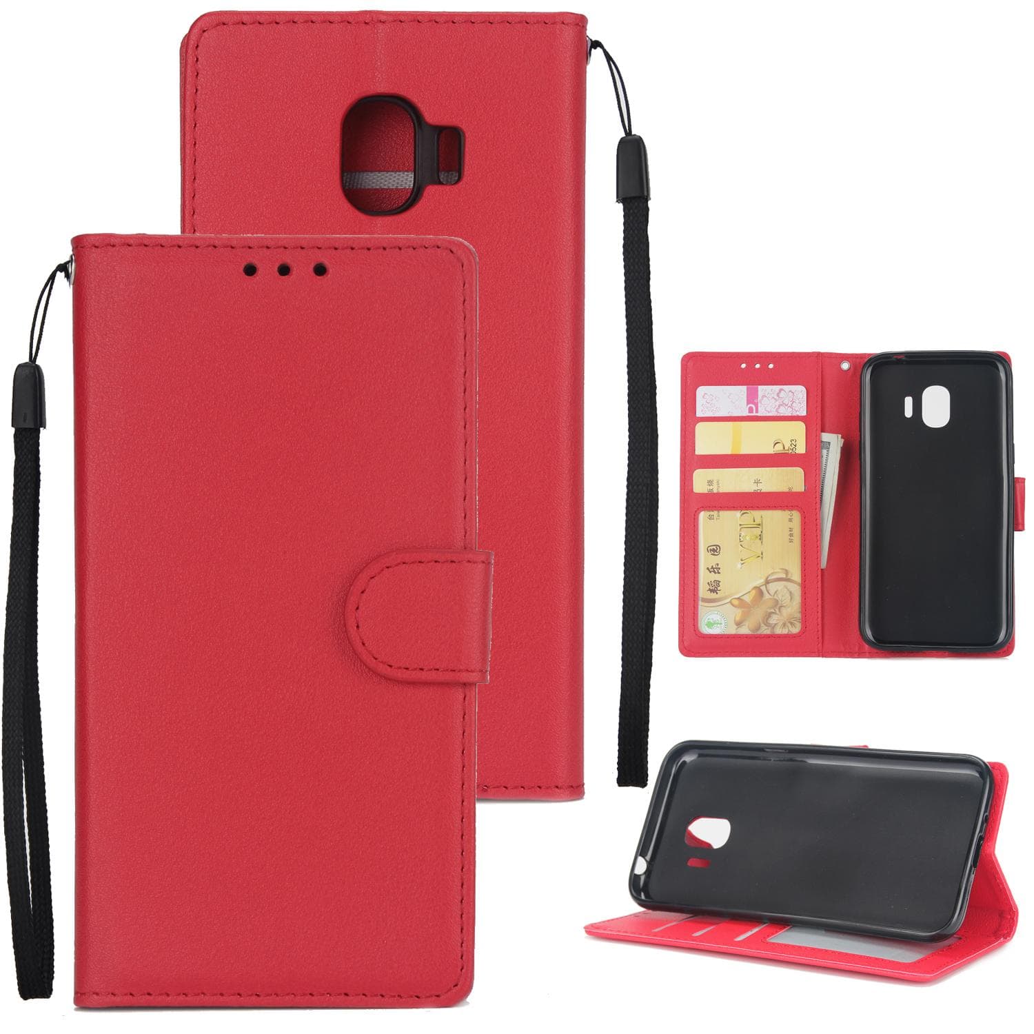 Flip Leather Wallet Case for Samsung Galaxy J2 J3 J4 J6 J7 J8 2018 J5 2016 2017 J6 Prime Plus A01 Core A32 A42 S30 Ultra Funda Galaxy A42 5G