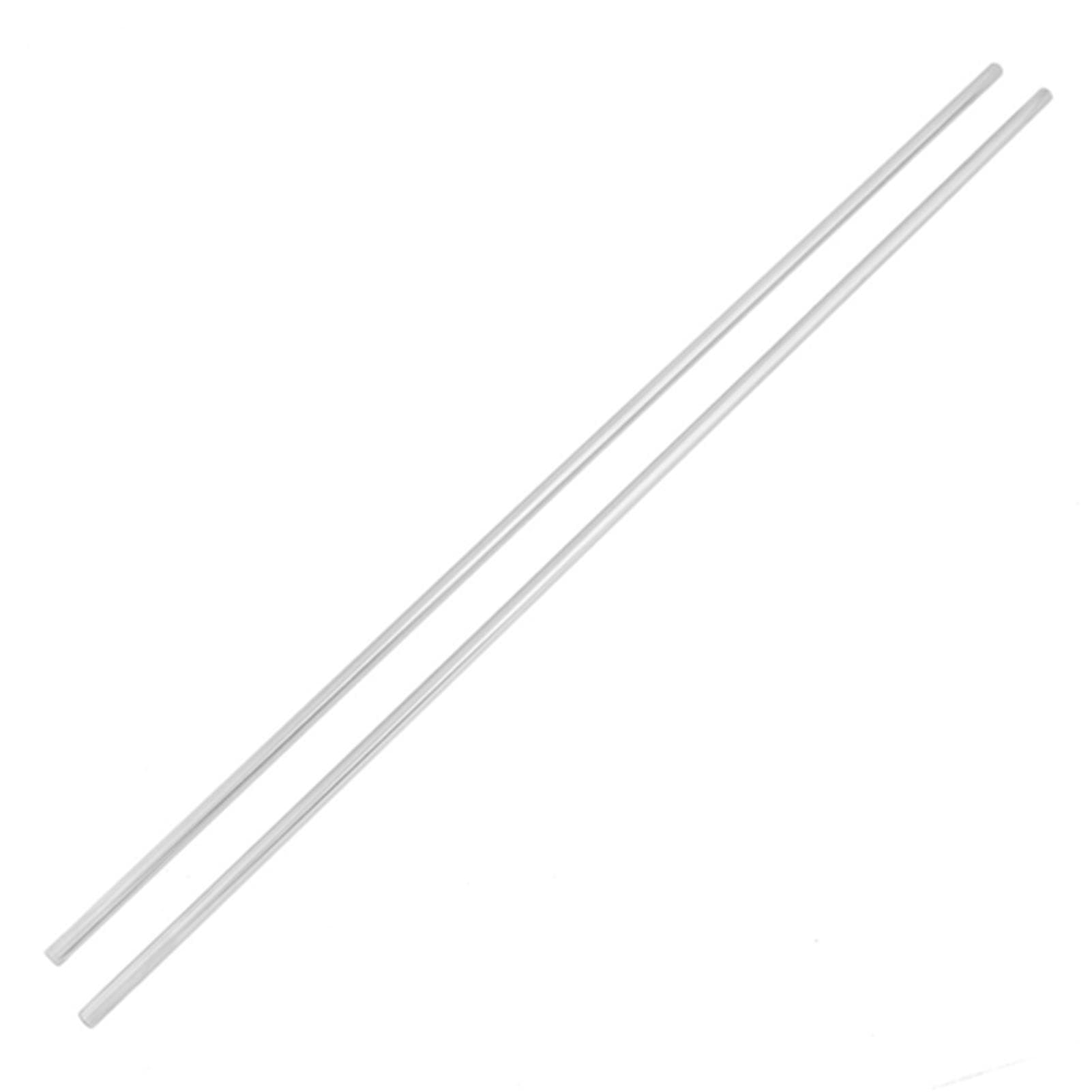 2pcs Stainless Steel Cylinder Rail Linear Shaft Straight Round Rod 8mm Diameter 600mm Length