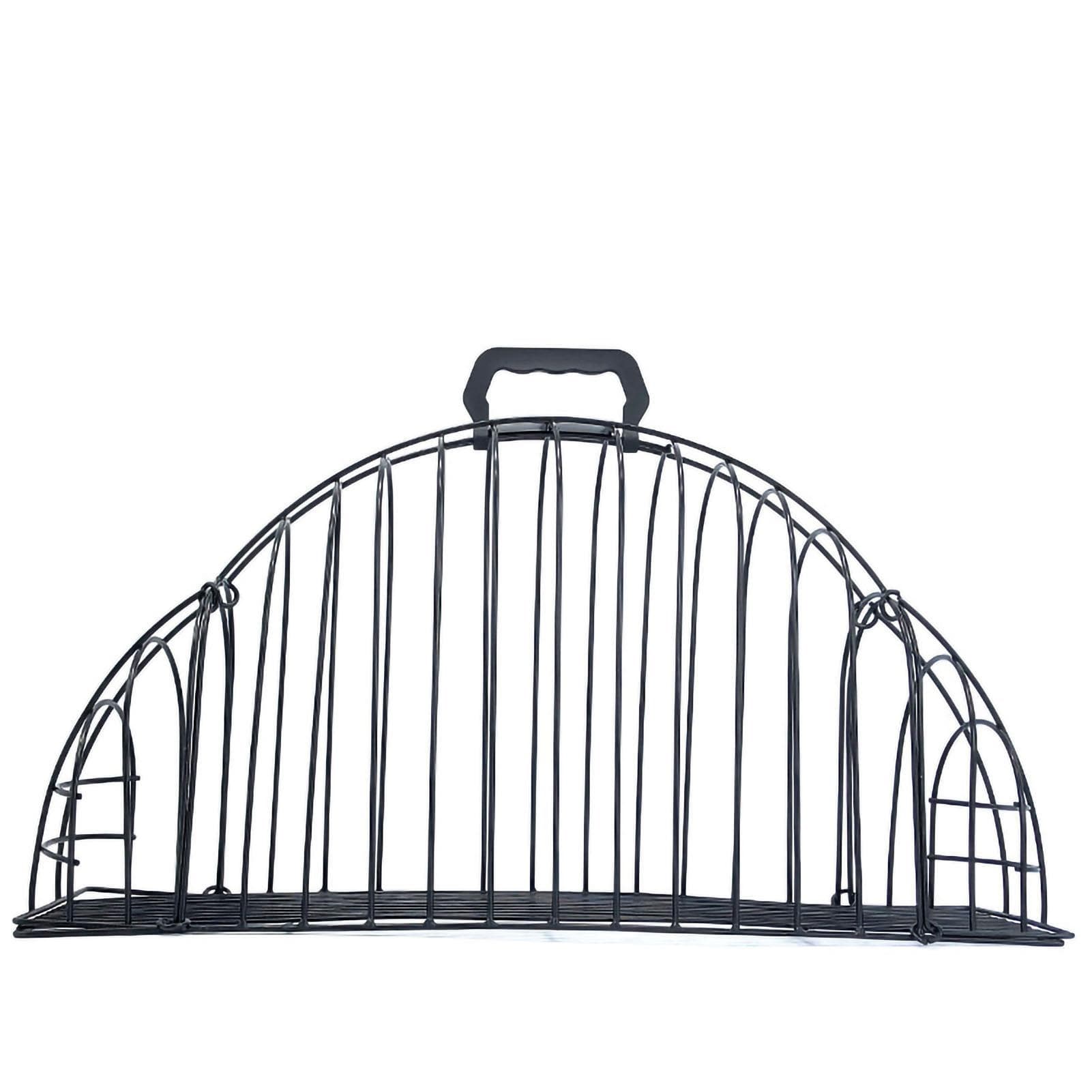 Cat Shower Cage Multipurpose Scratch Resistance Metal Kitten Washing Bath Cage for Cats Kittens S S