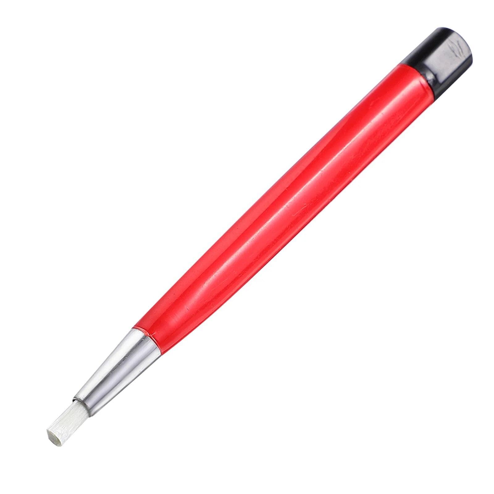 Pen Brush Fiberglass Cleaning Scratch Watch Repair Jewelry Kit Clock Tool Oiler Watchmaker Remover Wire Coin Rust Electronics red