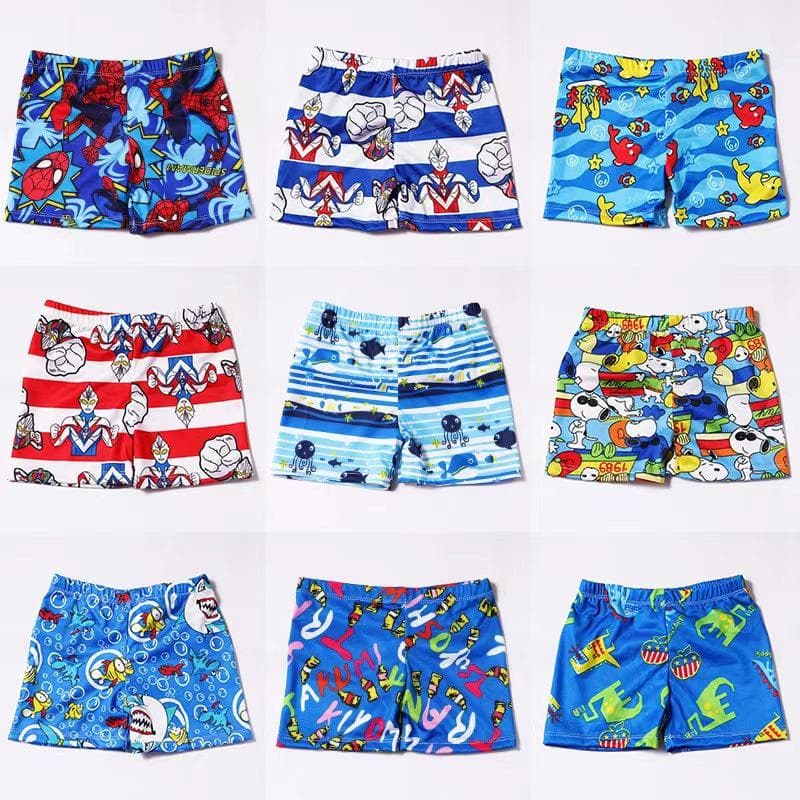 Men's Quick-Dry Printed Swim Trunks - Loose Fit, Disposable, Adult Summer Beachwear M 10-20 kg