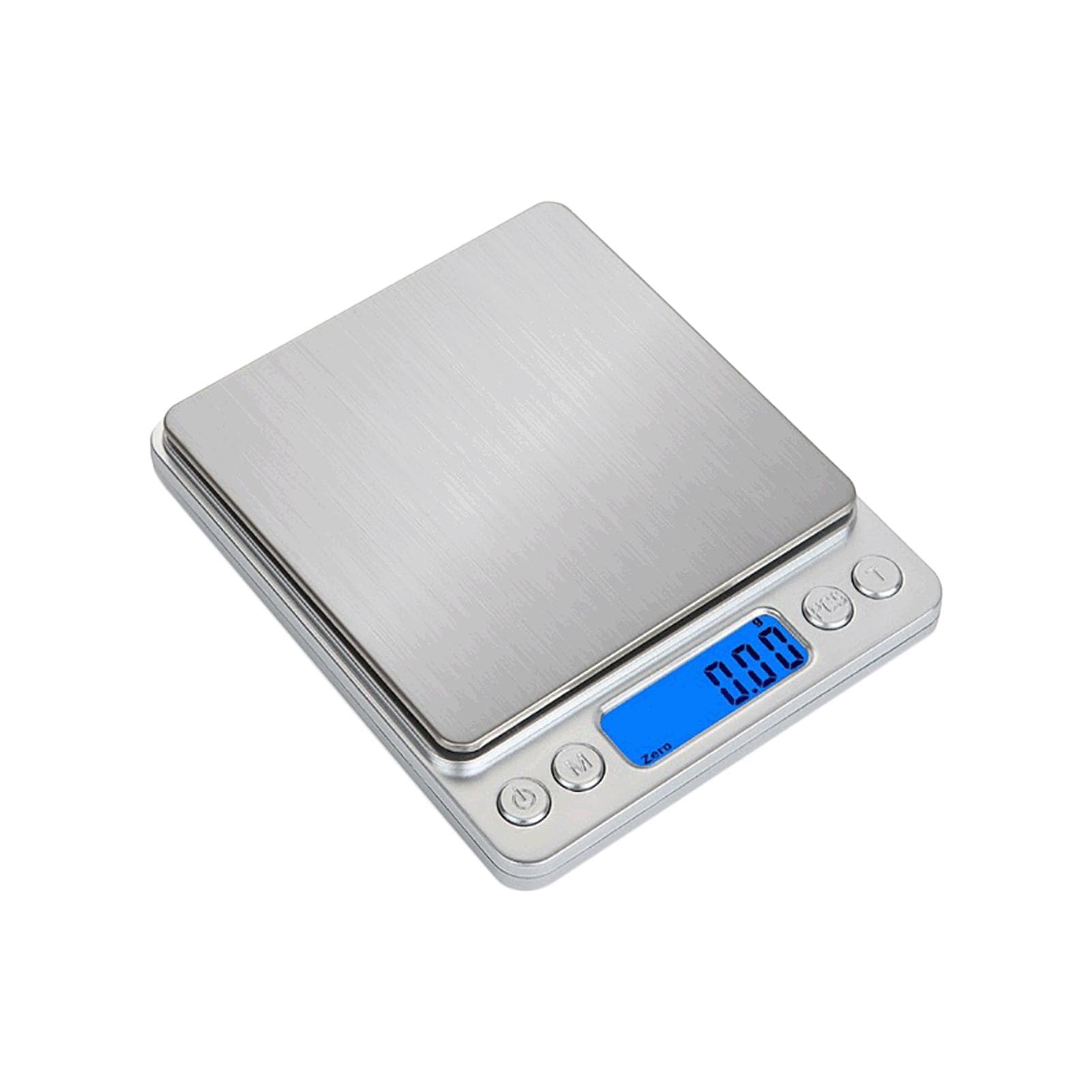 Accurate Electrical Kitchen Scale,Coffee Scale Food Weight Postal Scales Multifunction 1kg silver