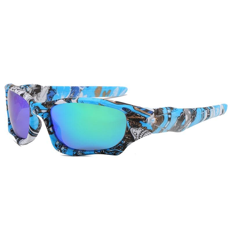 Men's Polarized Tactical Windproof Sunglasses - Military Green, Sports Style Polarized
