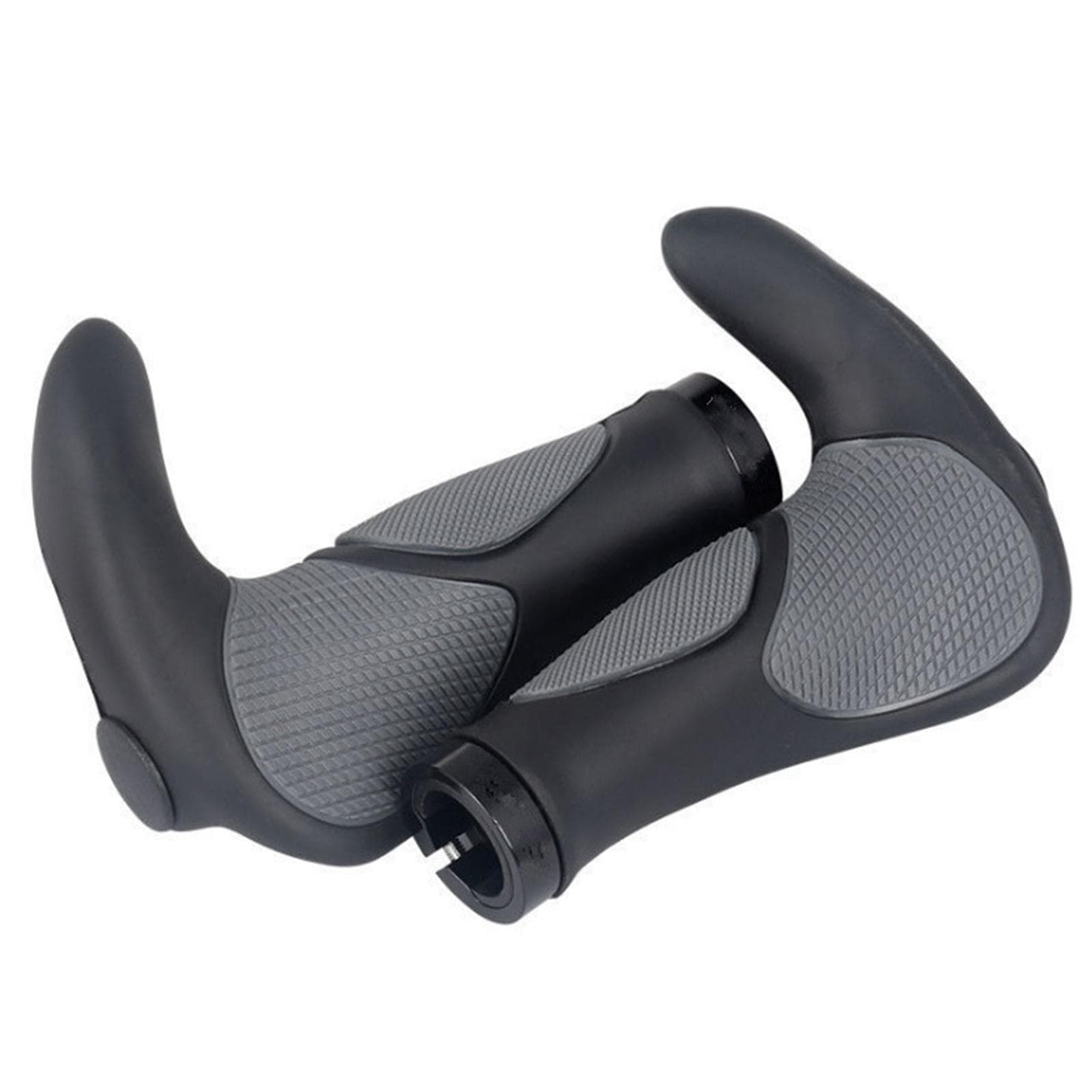 Shockproof Bike Handlebar Grips 22.2mm Ergonomic Bicycle Grips Non-Slip Soft Rubber Handlebar Cover