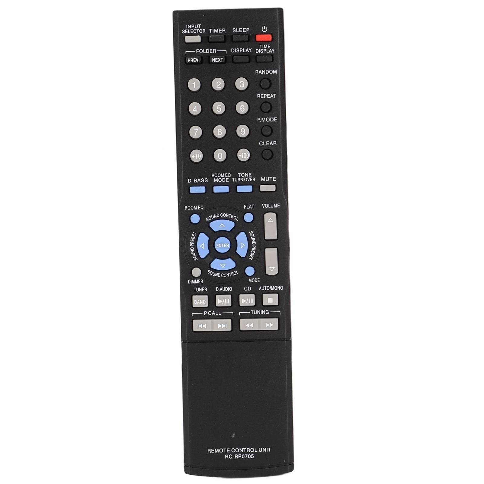 RCRP0705 Remote Control Replacement Remote for Kenwood RK711 Compact HiFi Component Stereo Receiver
